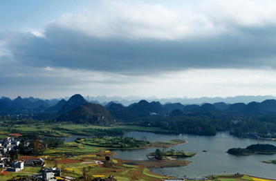 国家级水利风景区三岔河风光