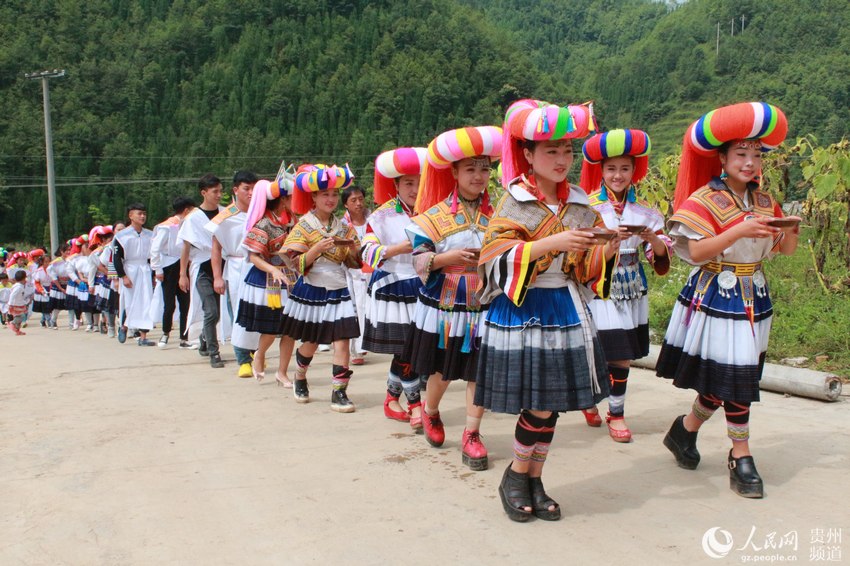 水城县董地乡小花苗苗寨风情