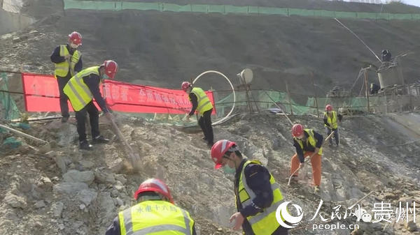 關嶺壩陵河水庫工程有序復工復產。