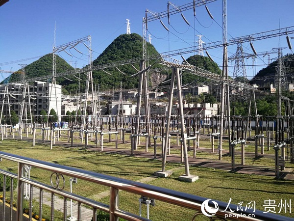 明湖220千伏變電站新建工程。黃俊 攝