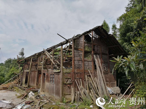 黃憲忠戶原來居住的老房子。宋波 攝