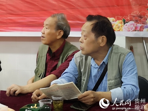 翰墨春秋系列丛书主编王本忠在首发式上介绍书籍编辑出版情况。
