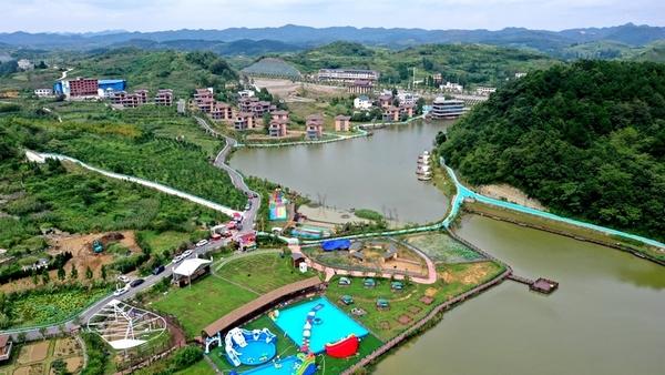 乡村振兴省级示范点的清江村。