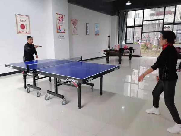 楊惠街道乒乓球比賽。