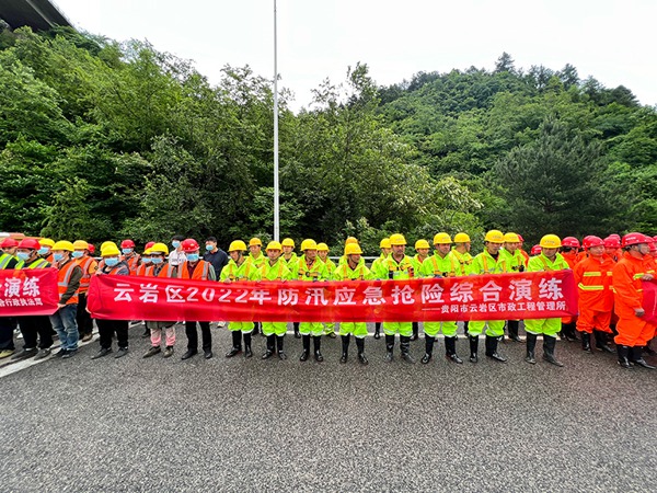 應急演練現場。陳飛宏攝