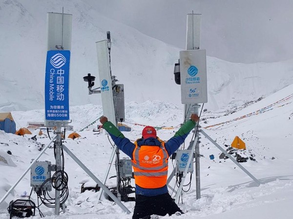 圖為全球海拔最高5G基站。