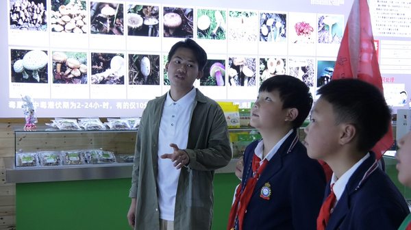 安顺经开区:研学活动走进聚福菌 开展“蘑”幻之旅。赵才骏摄