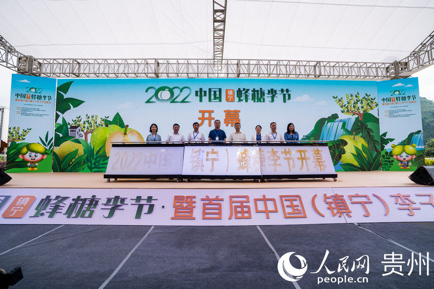 1 2022中国（镇宁）蜂糖李节开幕现场。人民网 涂敏 摄.jpg