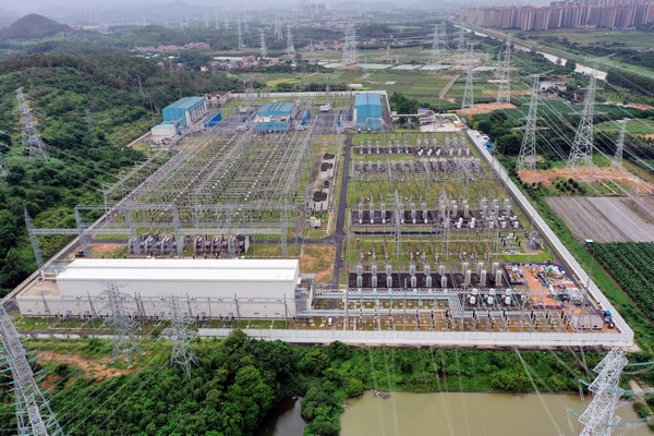 穗东换流站。杨彬摄