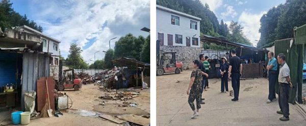贵阳鸿福物资回收有限公司第八回收站整改前后对比照片_副本
