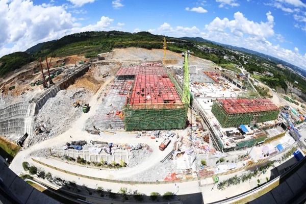 2.南明智能制造產業園三期施工現場。