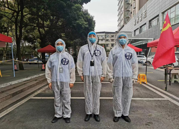 特勤局同志參與抗疫一線。