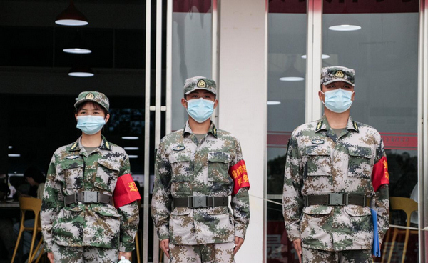 “鐵拳團”投身疫情防控志願服務。