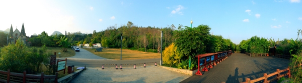 图为黄果树湿地公园一景。