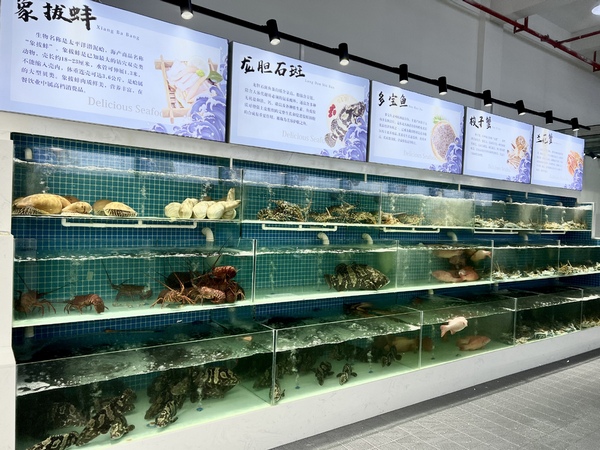 清镇市首家大型海鲜综合批发市场亮相。