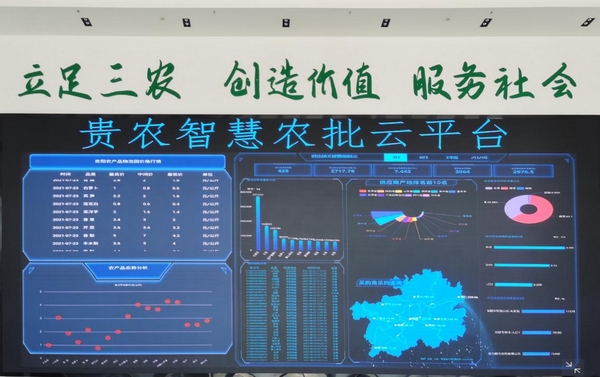建行贵州省分行为物流园搭建“贵农智慧农批云平台”。建行贵州省分行供图