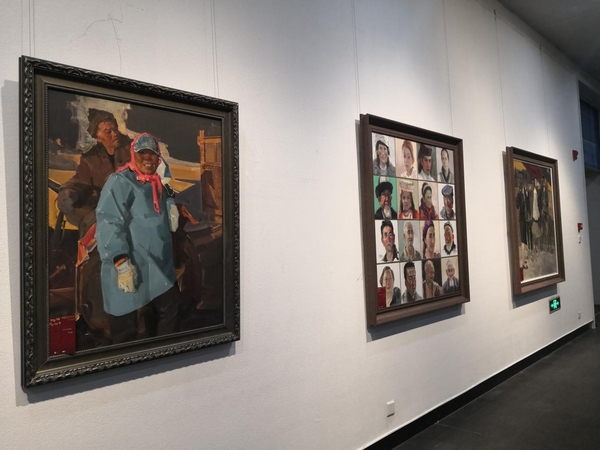 展会现场作品。