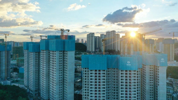 电建地产·云岩赋项目施工现状。