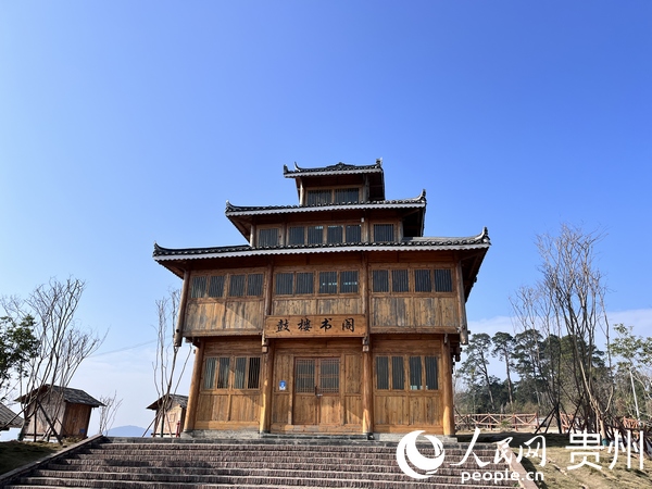 大歹村鼓楼书阁。人民网 陈洁泉摄