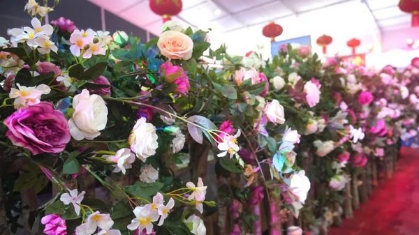 花卉展现场。