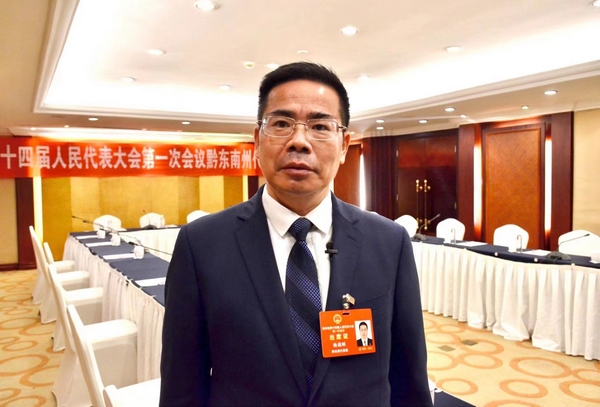贵州省人大代表、台江县委副书记、县长杨德昭。黔东南州融媒体中心供图