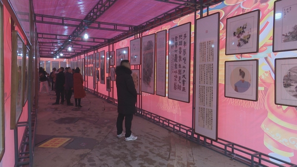 书画作品展。
