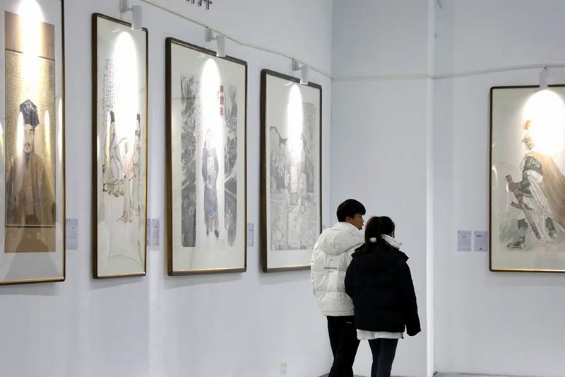 展览现场。