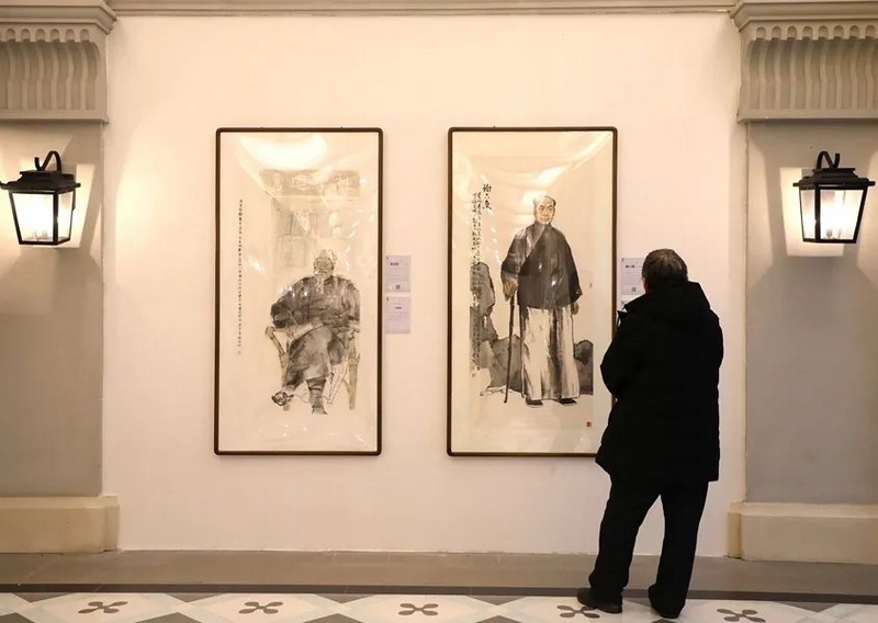 展览现场。