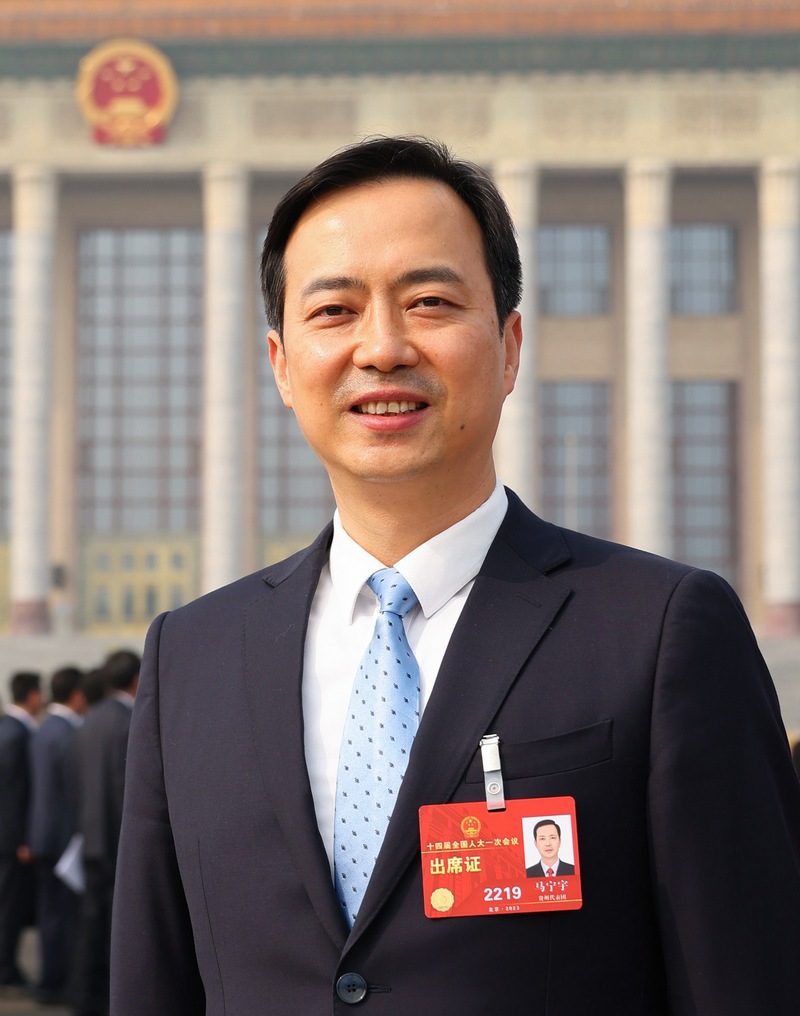 全国人大代表、贵阳市市长马宁宇。