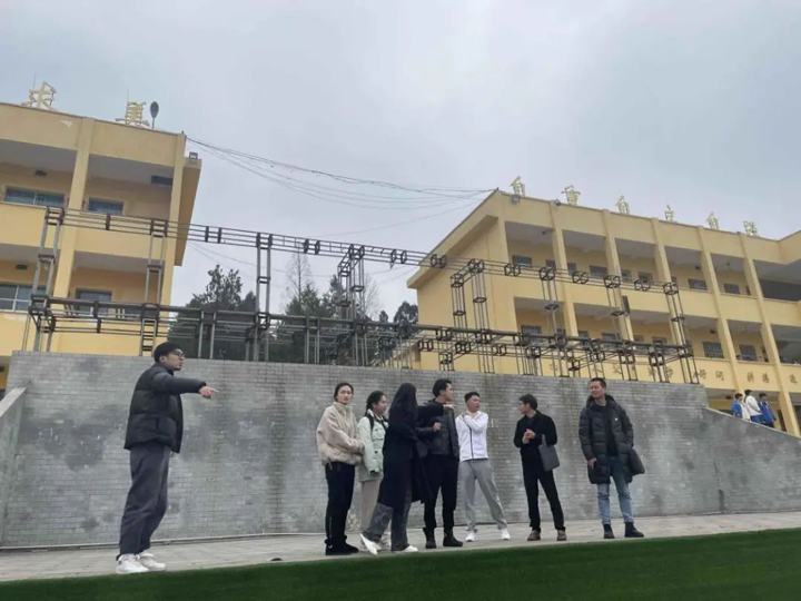 贵州水职院团委提前现场考察。