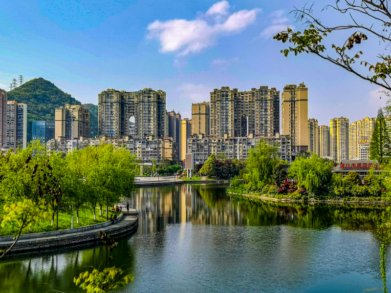 雍阳河渡江段风光。