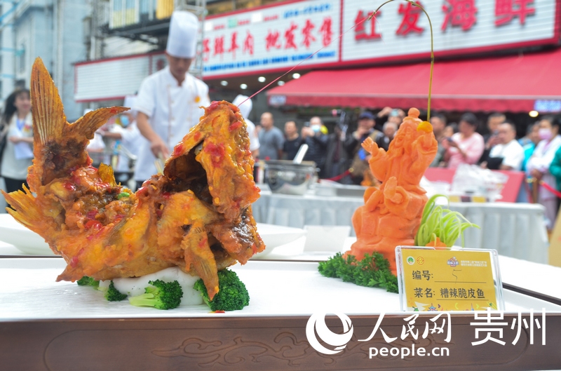 心思讨巧的美食作品。人民网 王秀芳摄