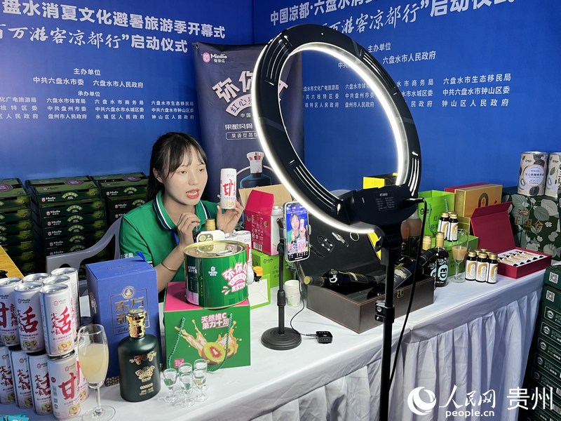 2023年中国凉都六盘水消夏文化避暑旅游季消费博览会现场。 人民网 陈洁泉摄.jpeg