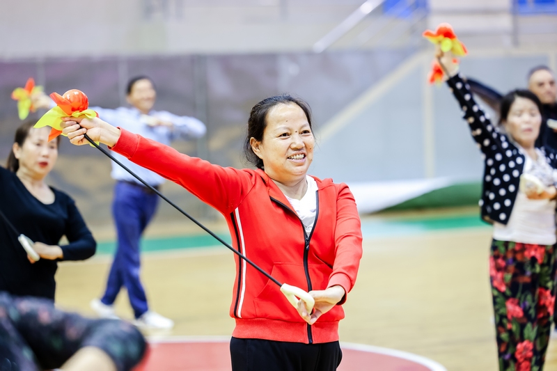 开阳县老年人体育“一区一品”系列活动。