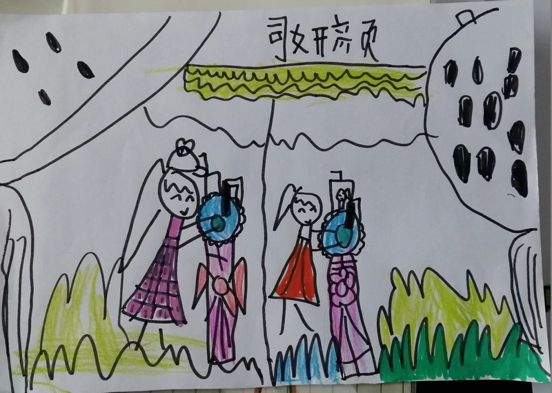 用绘画的形式，呼吁大家保护环境。