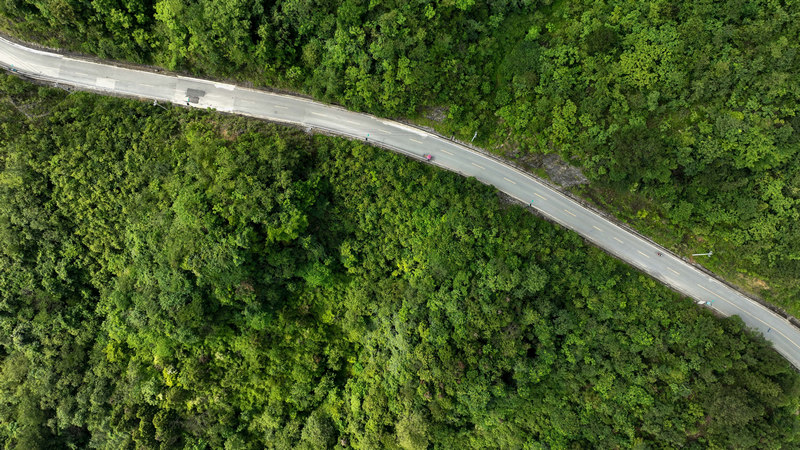 乡村公路。王印摄