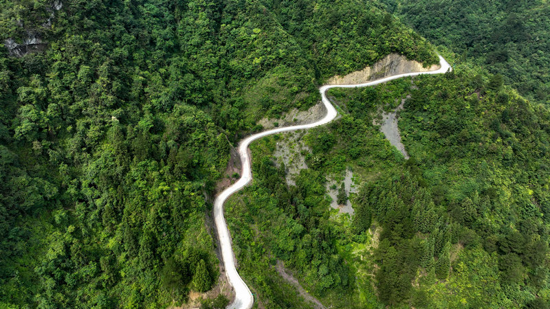 乡村公路。王印摄