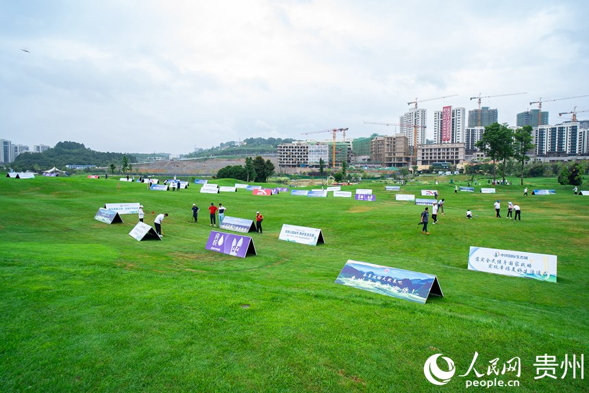 2023年全国木球锦标赛开赛现场。人民网记者 涂敏摄