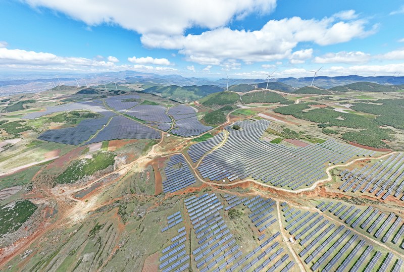 威宁迤那麻窝山风电场。程基摄