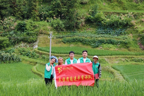 宣讲队员合影。贵州大学供图