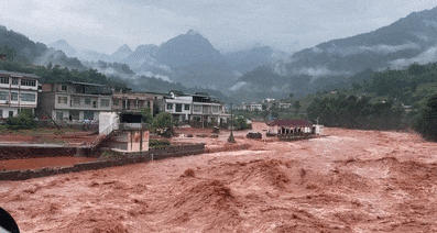 同民河习水县同民镇河段。