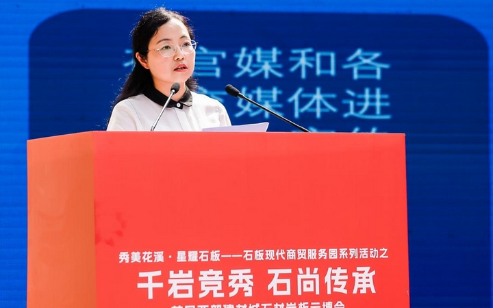 花溪区委常委、区委统战部部长张琳致辞。