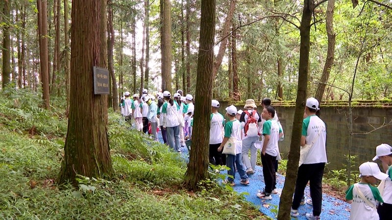 参加活动的学生们在专业导师的带领下走进修文县景阳自然教育基地 查姜维 摄.jpg