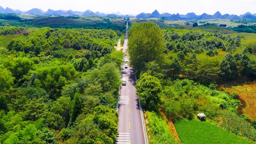上瑞线路容路貌。贵阳公路局供图