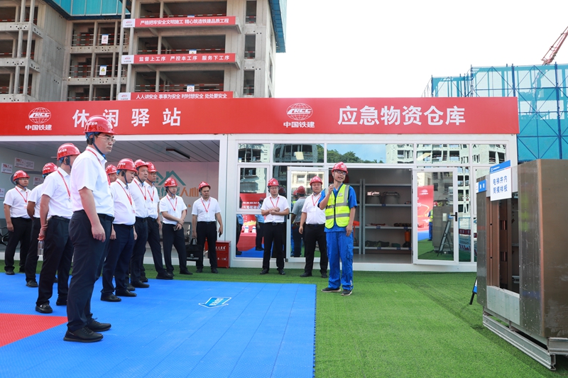 观摩会现场。中铁城建集团二公司供图