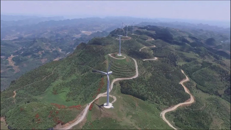永宁风力发电厂。