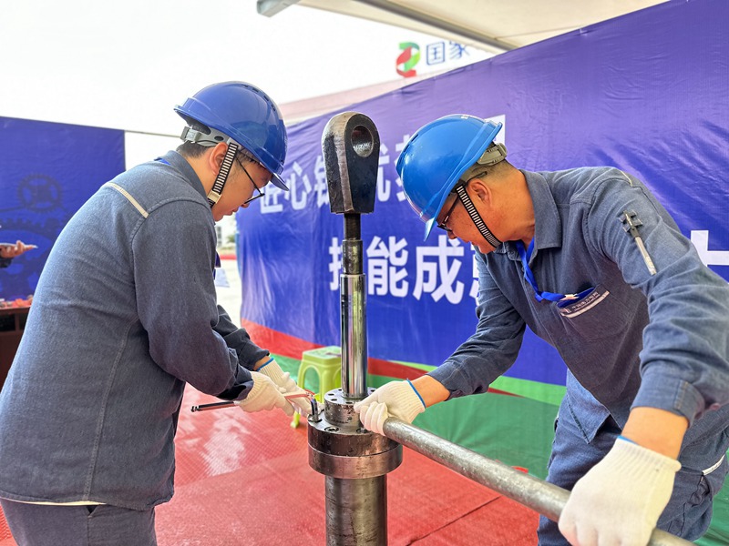 黔北水電廠技能競賽現場。趙毅攝