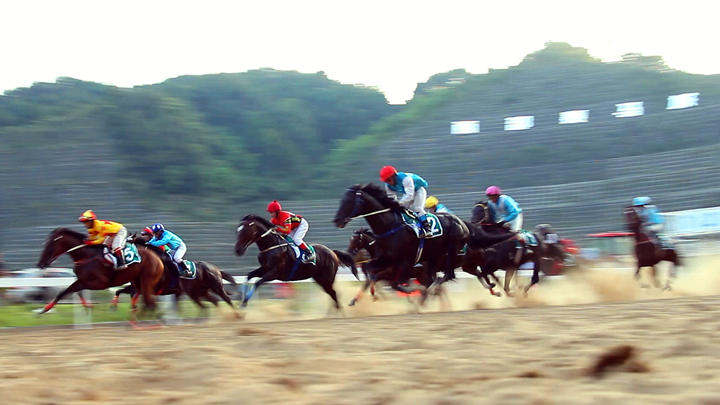 贵州三都民族赛马。