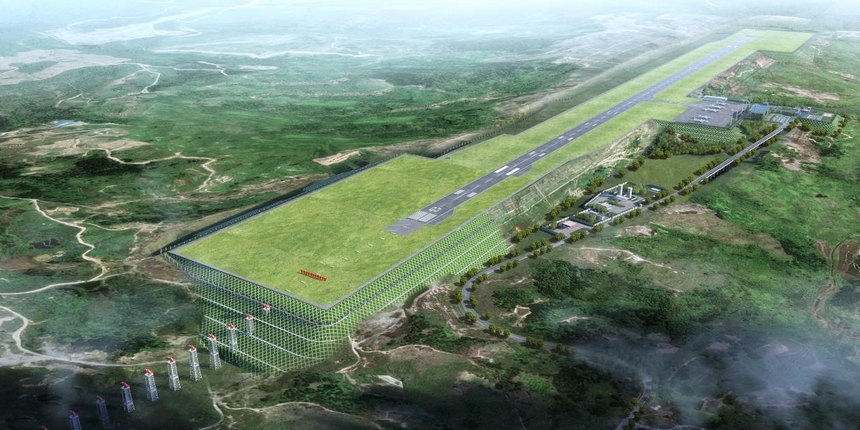 荔波机场改扩建工程效果图。荔波机场供图