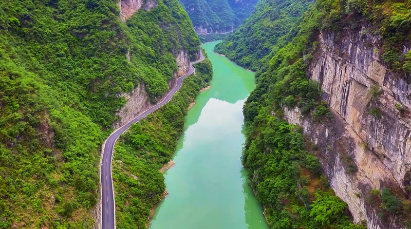 桐梓羊磴河。